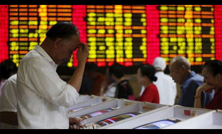 Un día negro para la bolsa china